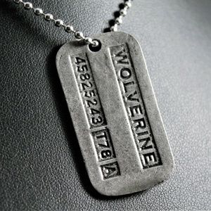 Wolverine/Logan X-MEN Dog Tag Pendant Necklace